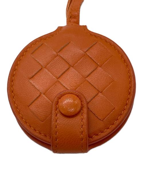 BOTTEGA VENETA（ボッテガベネタ）BOTTEGA VENETA (ボッテガベネタ) イントレチャートミラーチャーム オレンジの古着・服飾アイテム