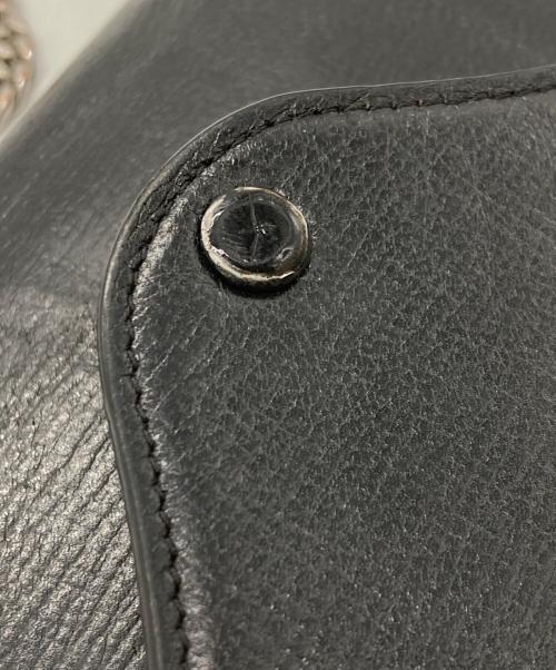 Maison Margiela（メゾンマルジェラ）Maison Margiela (メゾンマルジェラ) 4ステッチチェーンショルダーウォレット ブラックの古着・服飾アイテム