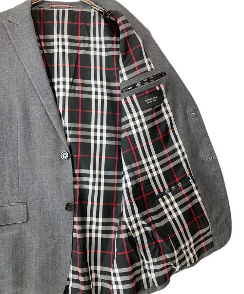 BURBERRY BLACK LABEL（バーバリーブラックレーベル）BURBERRY BLACK LABEL (バーバリーブラックレーベル) ノバチェック2Bテーラードジャケット グレー サイズ:Ｍの古着・服飾アイテム