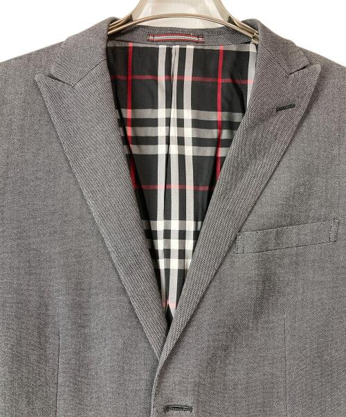 BURBERRY BLACK LABEL（バーバリーブラックレーベル）BURBERRY BLACK LABEL (バーバリーブラックレーベル) ノバチェック2Bテーラードジャケット グレー サイズ:Ｍの古着・服飾アイテム