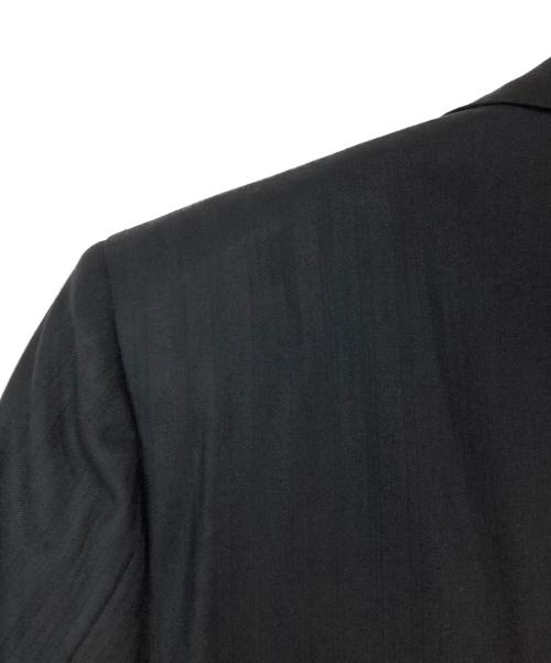BURBERRY BLACK LABEL（バーバリーブラックレーベル）BURBERRY BLACK LABEL (バーバリーブラックレーベル) ストライプ2Bセットアップスーツ ブラック サイズ:38Lの古着・服飾アイテム