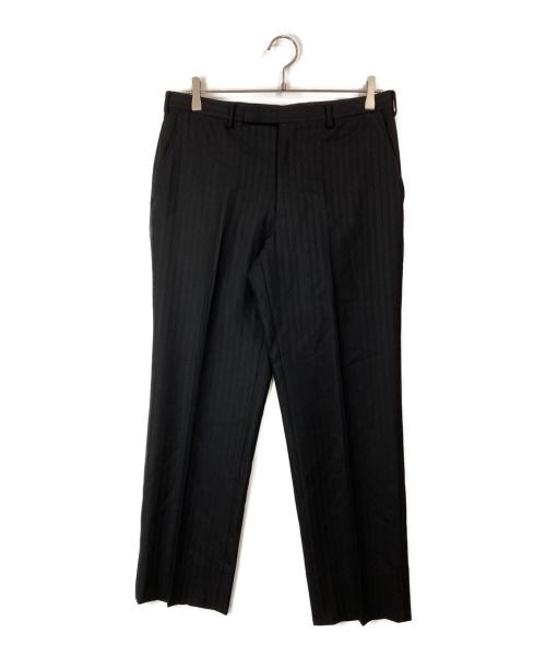 BURBERRY BLACK LABEL（バーバリーブラックレーベル）BURBERRY BLACK LABEL (バーバリーブラックレーベル) ストライプ2Bセットアップスーツ ブラック サイズ:38Lの古着・服飾アイテム