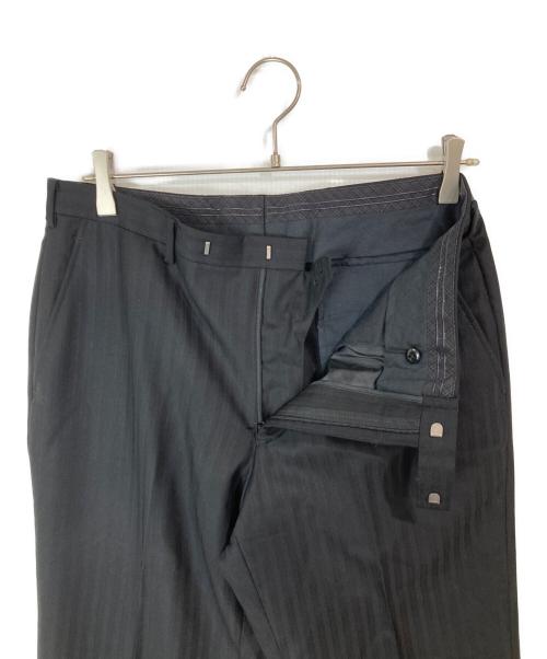 BURBERRY BLACK LABEL（バーバリーブラックレーベル）BURBERRY BLACK LABEL (バーバリーブラックレーベル) ストライプ2Bセットアップスーツ ブラック サイズ:38Lの古着・服飾アイテム
