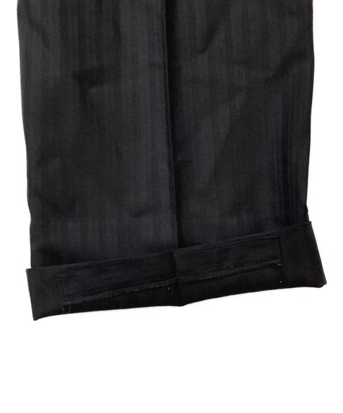 BURBERRY BLACK LABEL（バーバリーブラックレーベル）BURBERRY BLACK LABEL (バーバリーブラックレーベル) ストライプ2Bセットアップスーツ ブラック サイズ:38Lの古着・服飾アイテム