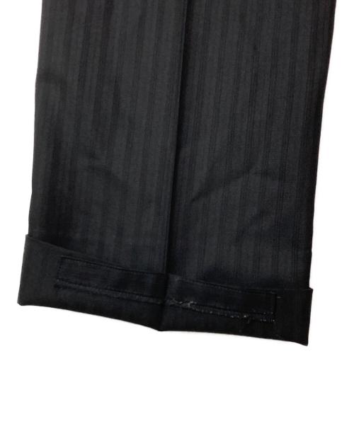 BURBERRY BLACK LABEL（バーバリーブラックレーベル）BURBERRY BLACK LABEL (バーバリーブラックレーベル) ストライプ2Bセットアップスーツ ブラック サイズ:38Lの古着・服飾アイテム