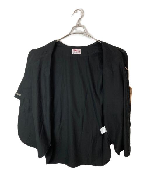 waiper（ワイパー）WAIPER (ワイパー) ベースボールシャツ ブラック サイズ:XLの古着・服飾アイテム