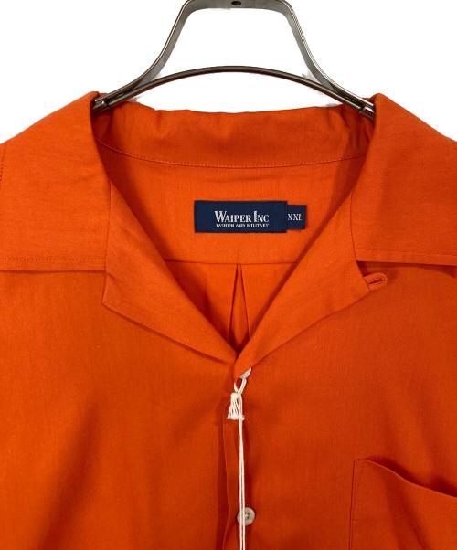 waiper（ワイパー）waiper (ワイパー) コットンレーヨン オープンカラーシャツ オレンジ サイズ:XXLの古着・服飾アイテム