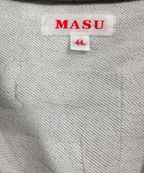 masu（エムエーエスユー）MASU (エムエーエスユー) ショート丈ジップアップフーディー グレー サイズ:44の古着・服飾アイテム