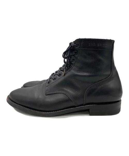 BROTHERBRIDGE（ブラザーブリッジ）BROTHERBRIDGE (ブラザーブリッジ) エスケープレースアップワークブーツ ブラック サイズ:SIZE 9の古着・服飾アイテム