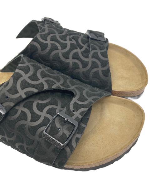 BIRKENSTOCK（ビルケンシュトック）BIRKENSTOCK (ビルケンシュトック) BEAMS (ビームス) Zurich BONE PATTERN BLACK ブラック サイズ:SIZE 38 未使用品の古着・服飾アイテム