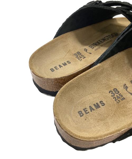 BIRKENSTOCK（ビルケンシュトック）BIRKENSTOCK (ビルケンシュトック) BEAMS (ビームス) Zurich BONE PATTERN BLACK ブラック サイズ:SIZE 38 未使用品の古着・服飾アイテム