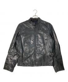 BANANA REPUBLIC（バナナリパブリック）の古着「レザージャケット」｜ブラック