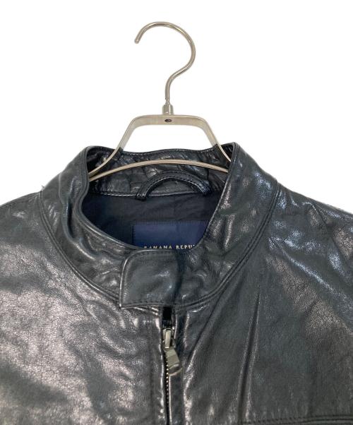 BANANA REPUBLIC（バナナリパブリック）BANANA REPUBLIC (バナナリパブリック) レザージャケット ブラック サイズ:Mの古着・服飾アイテム