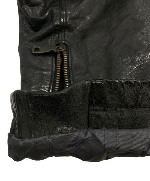 BANANA REPUBLIC（バナナリパブリック）BANANA REPUBLIC (バナナリパブリック) レザージャケット ブラック サイズ:Mの古着・服飾アイテム