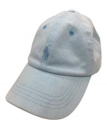 POLO RALPH LAUREN（ポロ・ラルフローレン）の古着「ロゴキャップ」｜ブルー