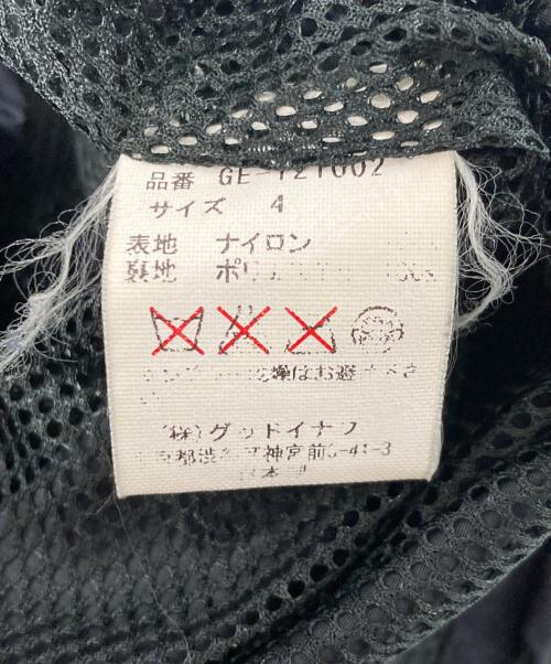 GOODENOUGH（グッドイナフ）GOODENOUGH (グッドイナフ) リフレクターロゴナイロンジャケット ブラック サイズ:4の古着・服飾アイテム