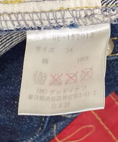 GOODENOUGH（グッドイナフ）GOODENOUGH (グッドイナフ) 復刻GdEnim REGULAR インディゴ サイズ:W34×L32の古着・服飾アイテム