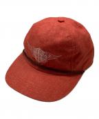 THE H.W.DOG&CO.エイチダブリュードッグアンドコー）の古着「HD HOMMAGE UNION CAP」｜レッド