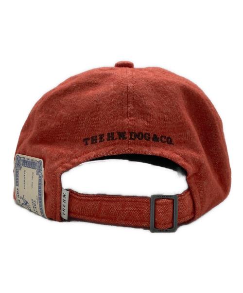 THE H.W.DOG&CO.（エイチダブリュードッグアンドコー）THE H.W.DOG&CO. (エイチダブリュードッグアンドコー) HD HOMMAGE UNION CAP レッド サイズ:Freeの古着・服飾アイテム