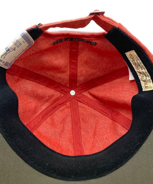 THE H.W.DOG&CO.（エイチダブリュードッグアンドコー）THE H.W.DOG&CO. (エイチダブリュードッグアンドコー) HD HOMMAGE UNION CAP レッド サイズ:Freeの古着・服飾アイテム