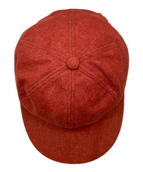 THE H.W.DOG&CO.（エイチダブリュードッグアンドコー）THE H.W.DOG&CO. (エイチダブリュードッグアンドコー) HD HOMMAGE UNION CAP レッド サイズ:Freeの古着・服飾アイテム