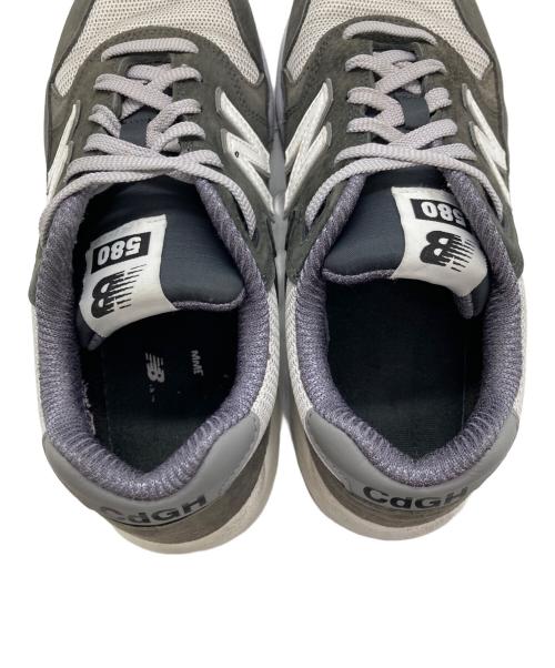 NEW BALANCE（ニューバランス）NEW BALANCE (ニューバランス) COMME des GARCONS HOMME (コムデギャルソン オム) 580スニーカー グレー サイズ:27の古着・服飾アイテム