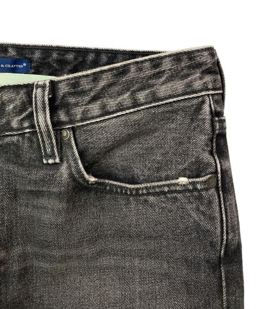 LEVI'S MADE&CRAFTED（リーバイスメイドクラフテッド）LEVI'S MADE&CRAFTED (リーバイスメイドクラフテッド) OFFWHITE (オフホワイト) リメイクデニムパンツ ブラック サイズ:W32×L32の古着・服飾アイテム