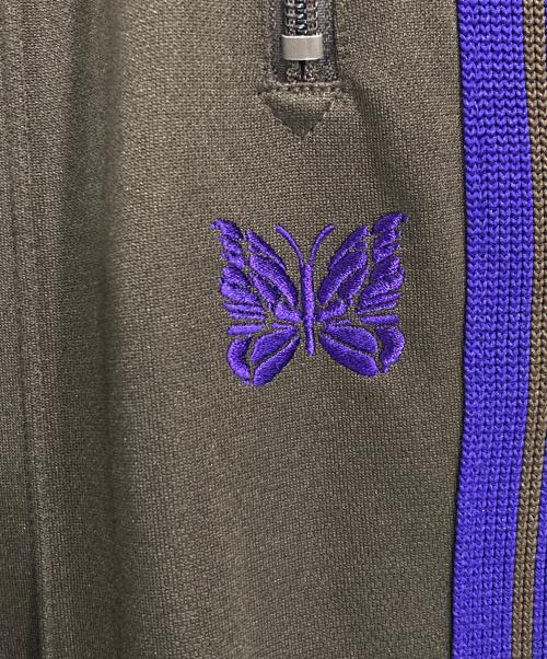 Needles（ニードルズ）Needles (ニードルズ) ナロートラックパンツ ブラウン×パープル サイズ:XLの古着・服飾アイテム
