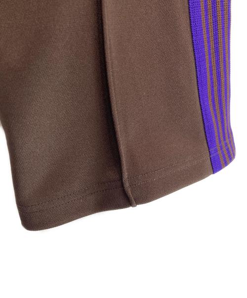 Needles（ニードルズ）Needles (ニードルズ) ナロートラックパンツ ブラウン×パープル サイズ:XLの古着・服飾アイテム