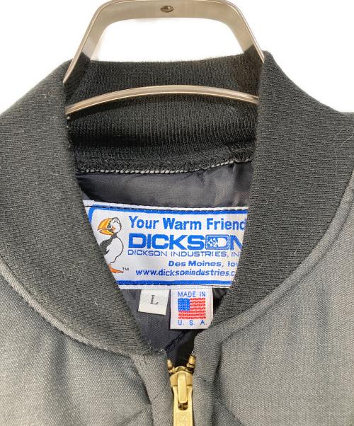 DICKSON（ディクソン）DICKSON (ディクソン) usa製 キルティングベスト ブラック サイズ:Lの古着・服飾アイテム