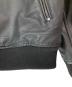 中古・古着 LEVI'S (リーバイス) フェイクレザーフライトジャケット ブラック サイズ:XL：12000円