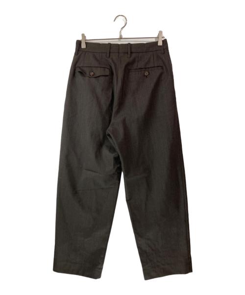 stein（シュタイン）stein (シュタイン) テーパードトラウザー/EX WIDE TAPERED TROUSERS ブラウン サイズ:Sの古着・服飾アイテム