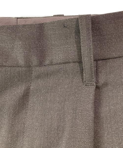 stein（シュタイン）stein (シュタイン) テーパードトラウザー/EX WIDE TAPERED TROUSERS ブラウン サイズ:Sの古着・服飾アイテム