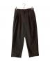 stein（シュタイン）の古着「テーパードトラウザー/EX WIDE TAPERED TROUSERS」｜ブラウン
