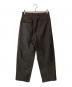 stein (シュタイン) テーパードトラウザー/EX WIDE TAPERED TROUSERS ブラウン サイズ:S：12000円