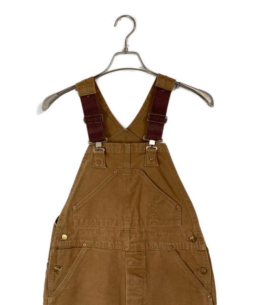 CarHartt（カーハート）CarHartt (カーハート) 60~70'sダブルニーオーバーオール ブラウン サイズ:32×32の古着・服飾アイテム