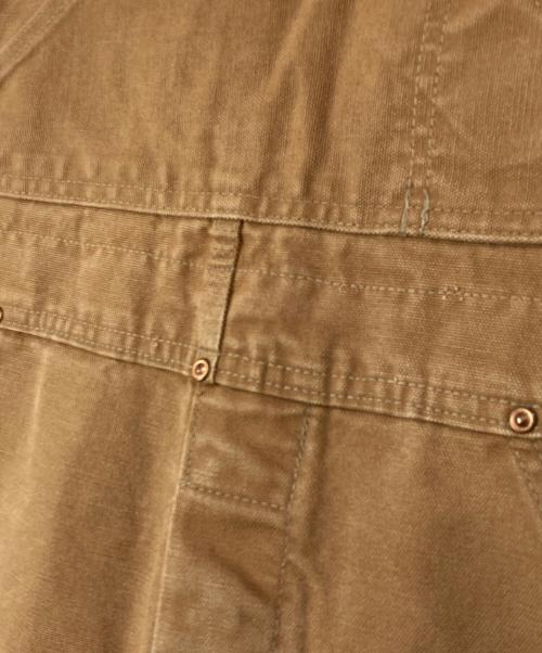 CarHartt（カーハート）CarHartt (カーハート) 60~70'sダブルニーオーバーオール ブラウン サイズ:32×32の古着・服飾アイテム