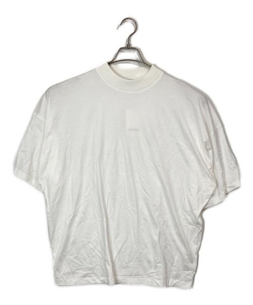 CABAN（キャバン）CABaN (キャバン) コットン ドロップショルダークルーネックプルオーバー ホワイト サイズ:Fの古着・服飾アイテム