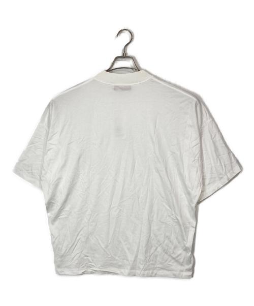 CABAN（キャバン）CABaN (キャバン) コットン ドロップショルダークルーネックプルオーバー ホワイト サイズ:Fの古着・服飾アイテム