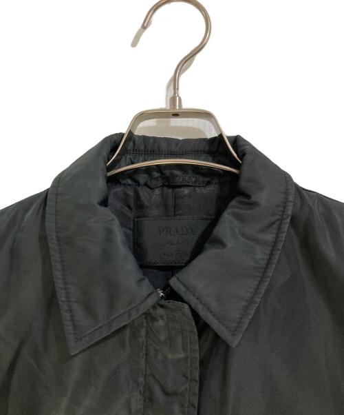 PRADA（プラダ）PRADA (プラダ) ナイロンコート ブラック サイズ:38の古着・服飾アイテム