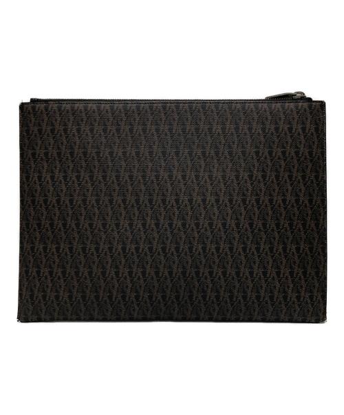 Saint Laurent Paris（サンローランパリ）Saint Laurent Paris (サンローランパリ) スタークラッチバッグ ブラウンの古着・服飾アイテム