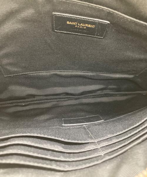 Saint Laurent Paris（サンローランパリ）Saint Laurent Paris (サンローランパリ) スタークラッチバッグ ブラウンの古着・服飾アイテム