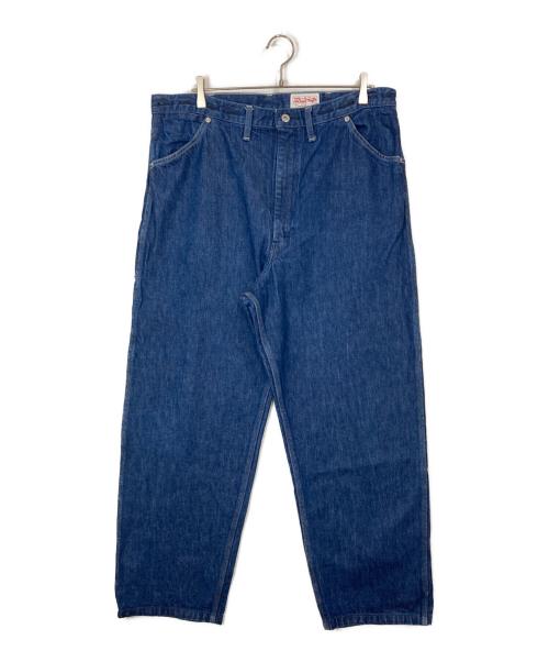 6(ROKU) BEAUTY&YOUTH（ロク ビューティーアンドユース）6(ROKU) BEAUTY&YOUTH (ロク ビューティーアンドユース) LOOSE PAINTER JEANS インディゴ サイズ:26の古着・服飾アイテム