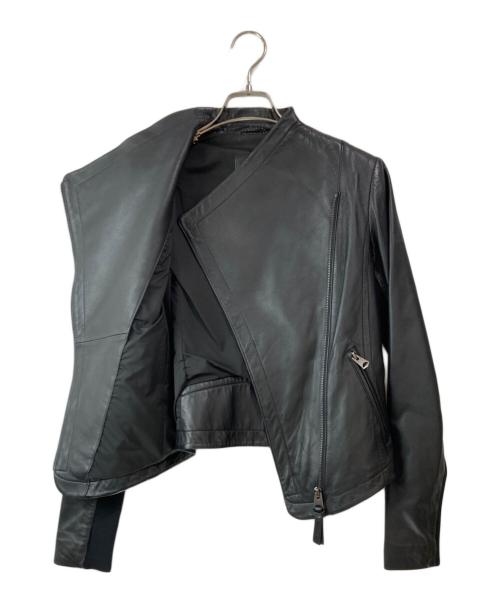 mackage（マッカージュ）mackage (マッカージュ) 切替ラムレザージャケット ブラック サイズ:XXSの古着・服飾アイテム