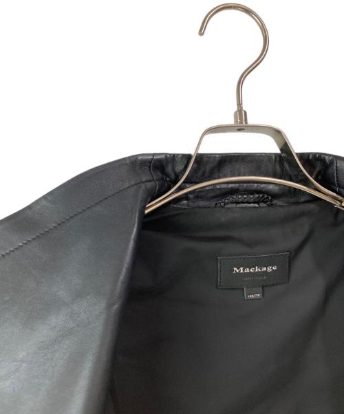 mackage（マッカージュ）mackage (マッカージュ) 切替ラムレザージャケット ブラック サイズ:XXSの古着・服飾アイテム