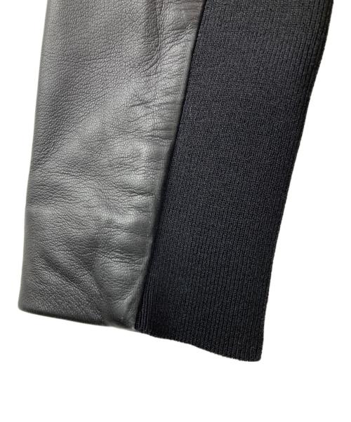 mackage（マッカージュ）mackage (マッカージュ) 切替ラムレザージャケット ブラック サイズ:XXSの古着・服飾アイテム