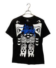 stussy×FACETASM（ステューシー×ファセッタズム）の古着「プリントTシャツ」｜ブラック
