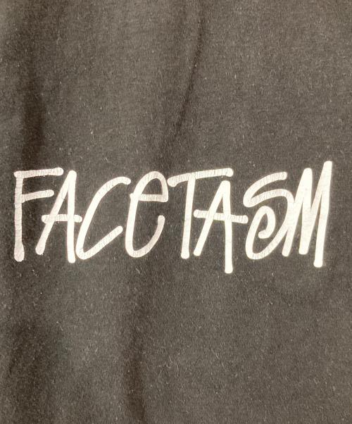 stussy（ステューシー）stussy (ステューシー) FACETASM (ファセッタズム) プリントTシャツ ブラック サイズ:Sの古着・服飾アイテム