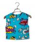 DOLCE & GABBANA (ドルチェ＆ガッバーナ) 総柄ノースリーブトップ スカイブルー サイズ:36：8000円