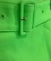 中古・古着 AMI Alexandre Mattiussi (アミアレクサンドルマテュッシ) Belted Miniskirt 黄緑 サイズ:M：15000円
